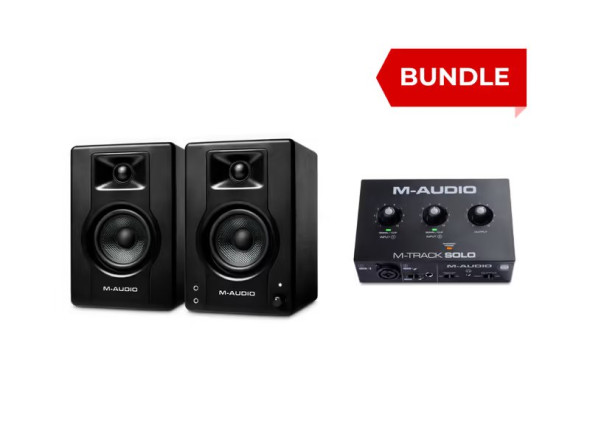 M-Audio Bundle M-Track Solo + BX3 M-Audio Bundle M-Track Solo + BX3